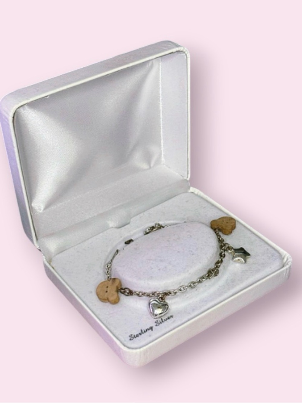 Vintage Y2K kidcore teddy bear Charm Bracelet